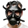 Men Army Masque à gaz BDSM KOMPLET BREATH Noir